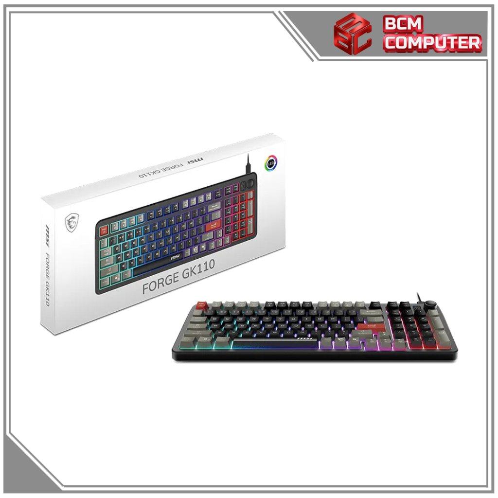 MSI FORGE GK110 COMBO MSI FORGE GK110 COMBO คีย์บอร์ดเกม