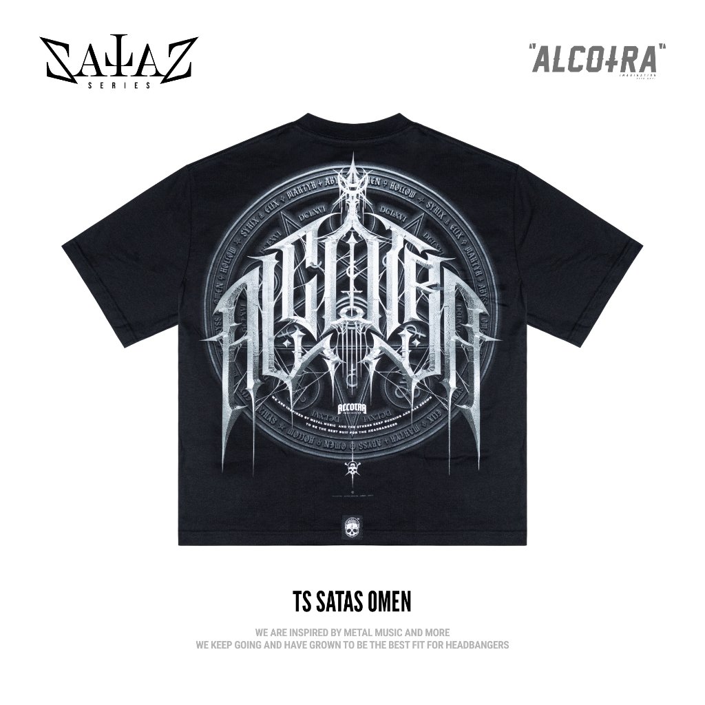 TS SATAS OMEN // เสื้อยืด SATAS SERIES OMEN // เสื้อยืด OVERSIZE ALCOTRA