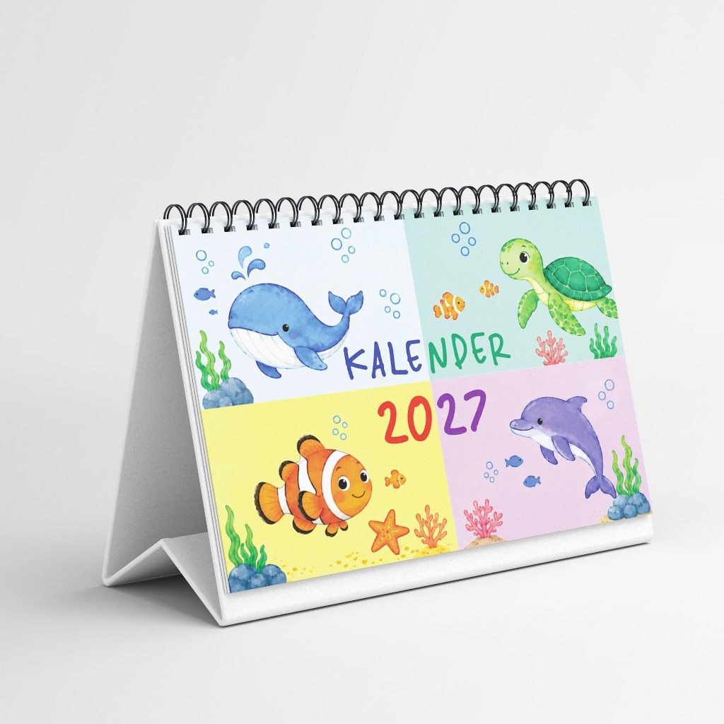 CALENDAR 2027 AESTHETIC A6 DESK CALENDAR สําหรับ OFFICE & SCHOOL
