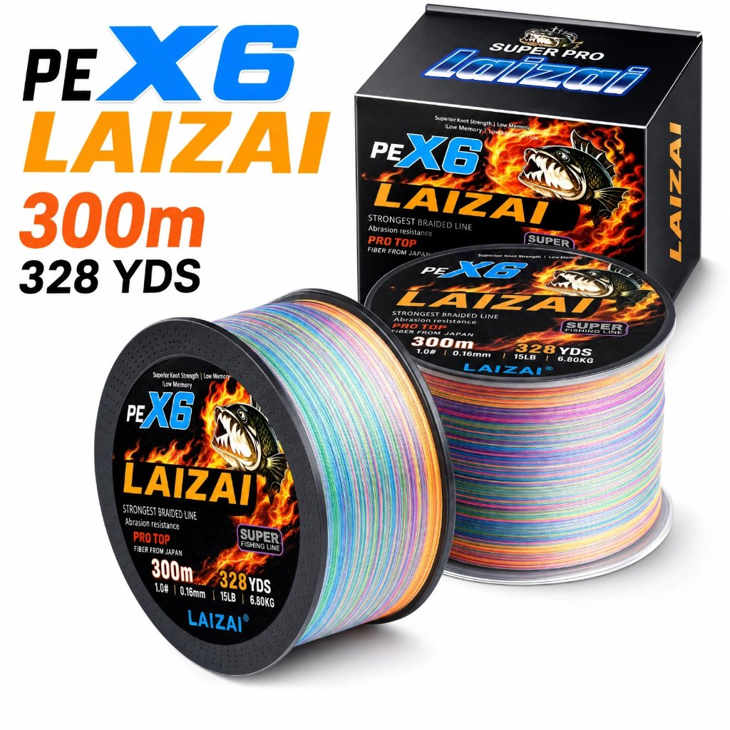 PE 6 Extreme Braid 300 500 เมตร สายตกปลา