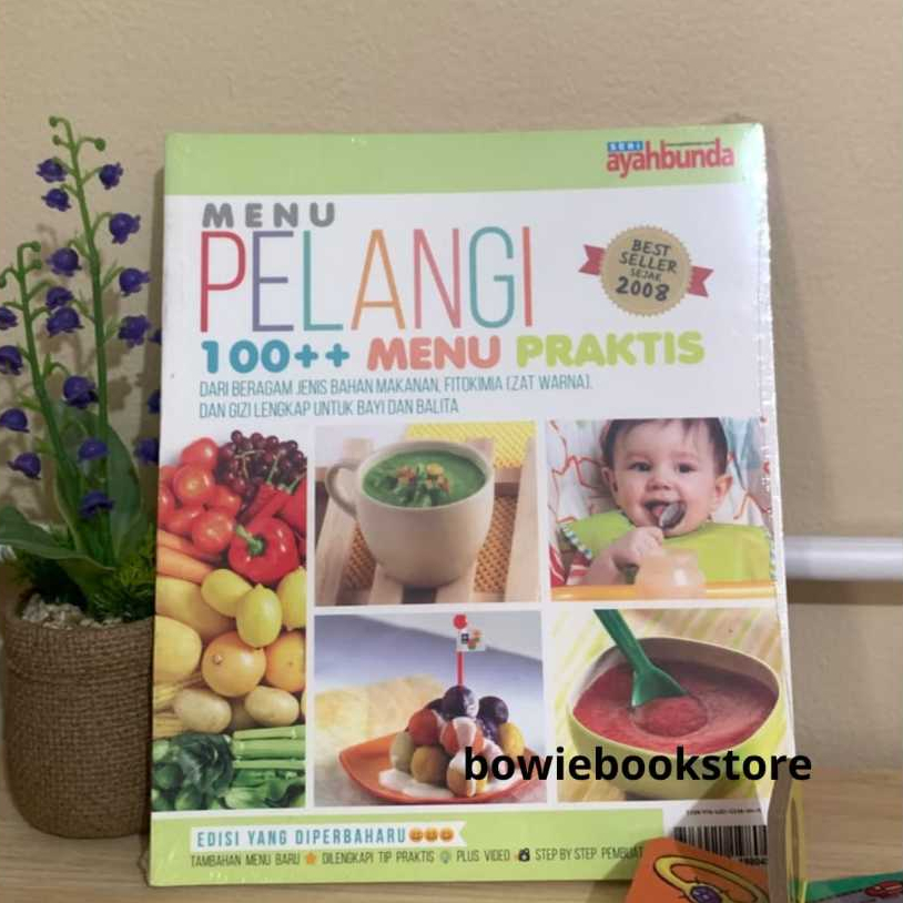 RAINBOW MENU 100++ RAINTAL MENU จากประเภทต่างๆของอาหารอาหารและโภชนาการที่สมบูรณ์สําหรับเด็กทารกและเด