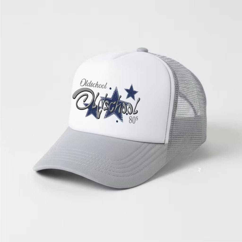 Oldschool 80s หมวก Trucker สําหรับผู้ชายและผู้หญิง No Rules King 93 Cool Trend 2025