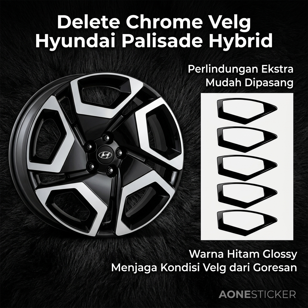 DELETE CHROME HYUNDAI PALISADE HYBRID