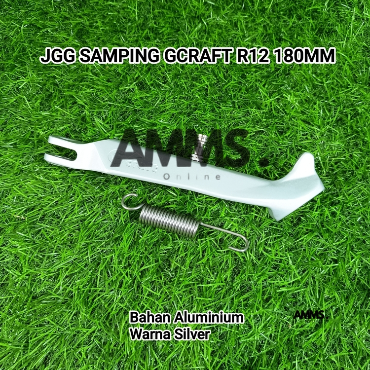 GCRAFT R14 UK SIDE HANDLE. 205มม ; ร12 สหราชอาณาจักร สีเงิน CNC 180MM
