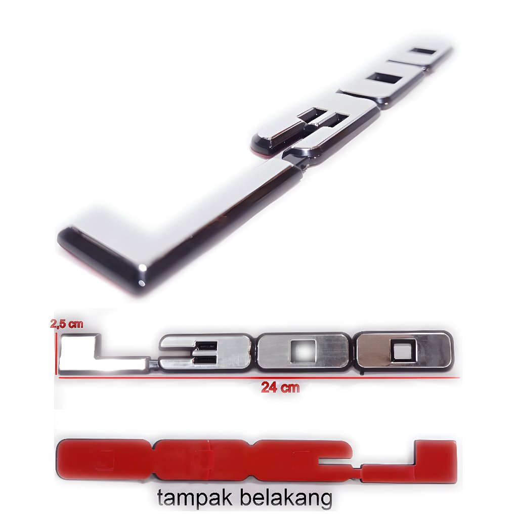 สัญลักษณ์พลาสติก Mitsubishi Colt L300 L 300 Chrome
