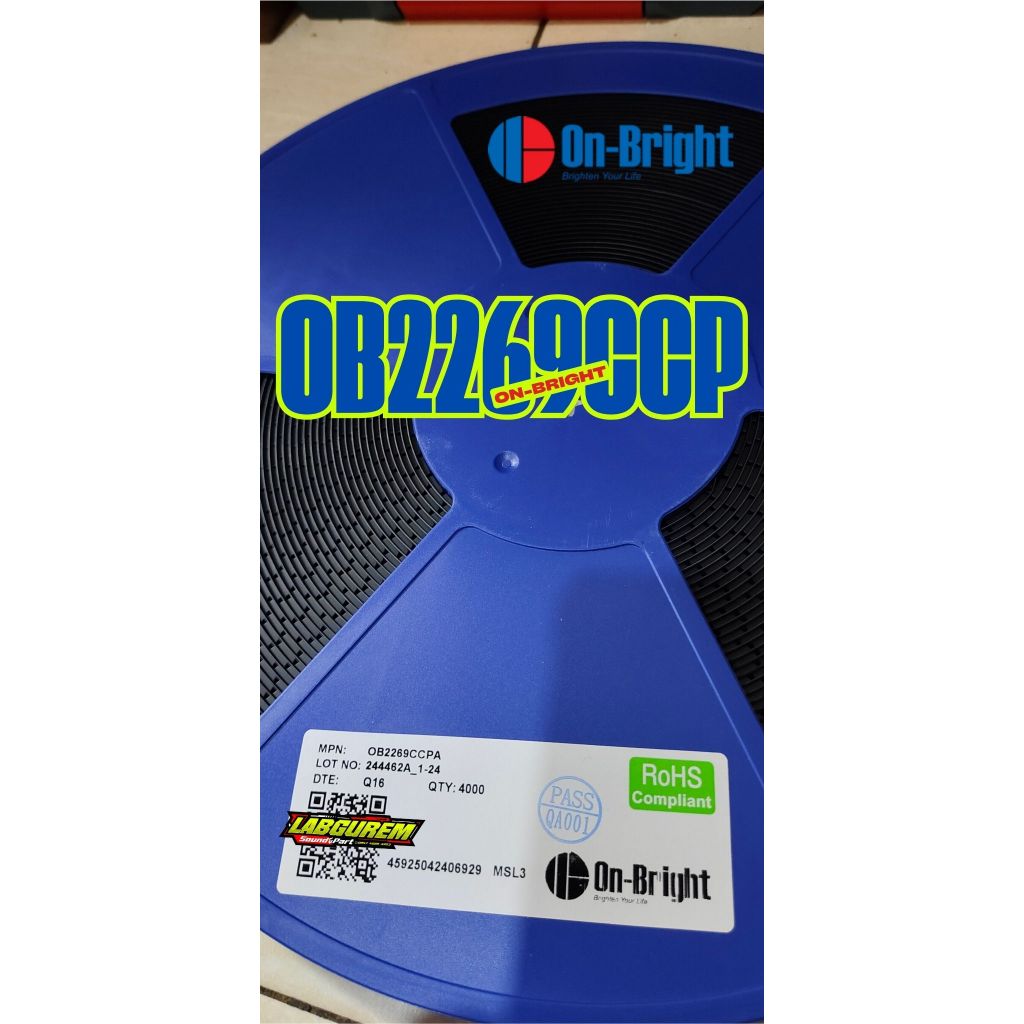 OB2269 OB2269CP OB 2269 CP โหมดปัจจุบัน PWM Controller SMD IC SOP-8
