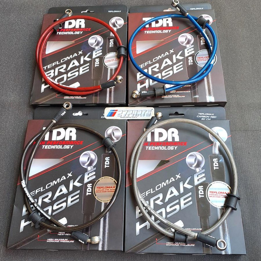 TDR TEFLOMAX BRAKE HOSE 35INCH 90CM TDR RX KING BRAKE HOSE RX KING BRAKE HOSE