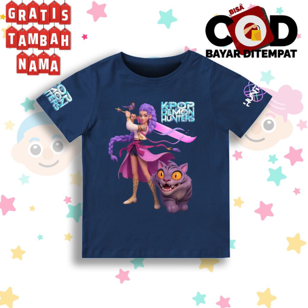 Demon Hunter เด็กแฟชั่น - Demon Hunter เสื้อยืดเด็ก - Demon Hunter Kpop เสื้อผ้าเด็ก