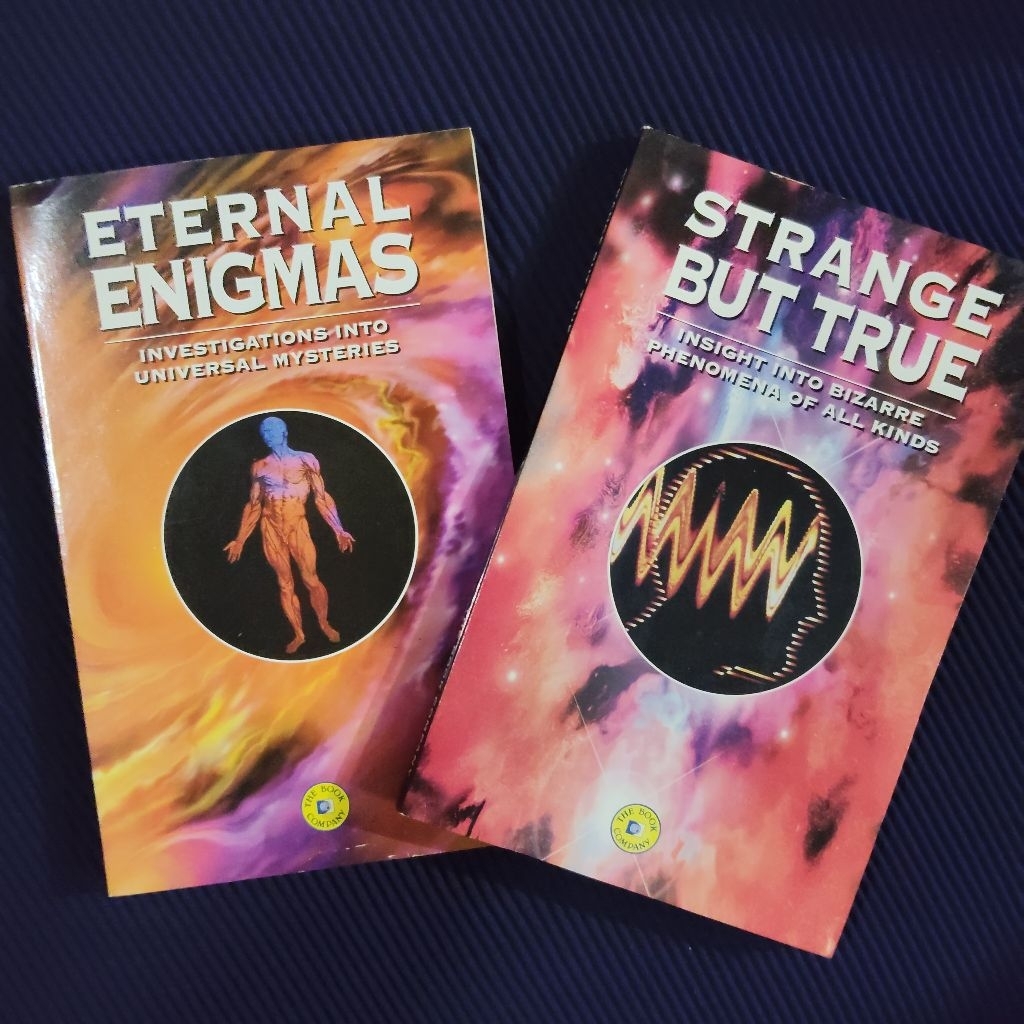 หนังสือภาษาอังกฤษต้นฉบับ • Eternal Enigma & Strange But True / Investigations Into Universal Mysteri