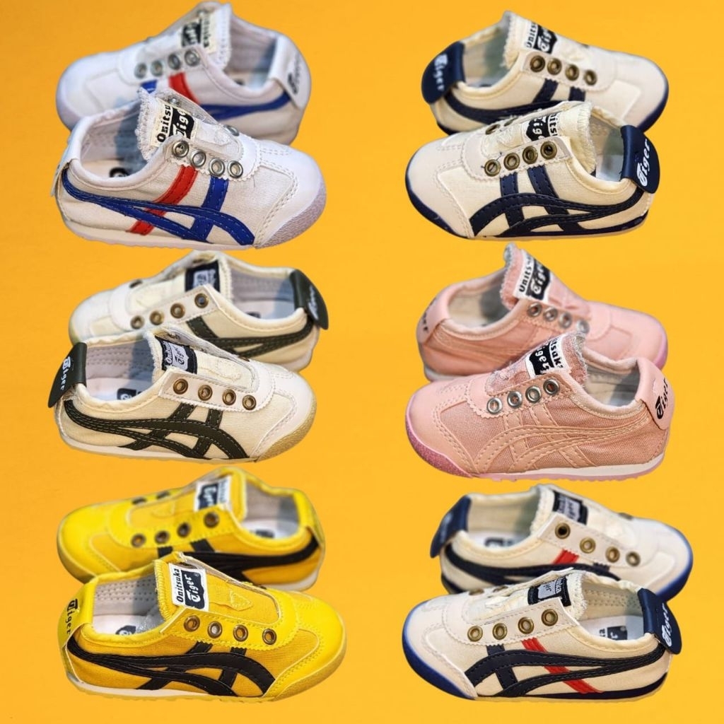 ชายหญิงลื่นบนรองเท้าผ้าใบครีมน้ําเงินเต็มรองเท้าสีชมพู 0nn itsu ka ไม่มี Laces