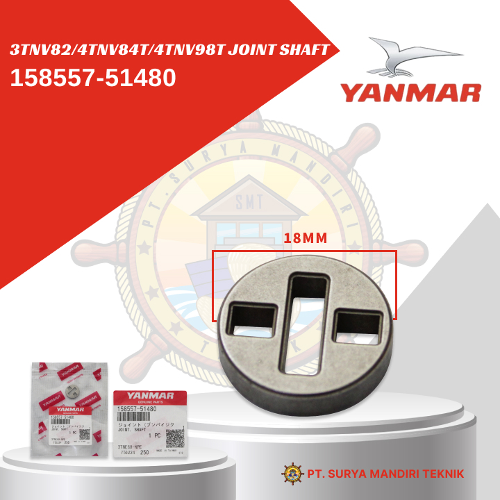 JOINT SHAFT 3TNV82 / 4TNV84T / 4TNV98T 158557-511480 ยันมาร์ ของแท้