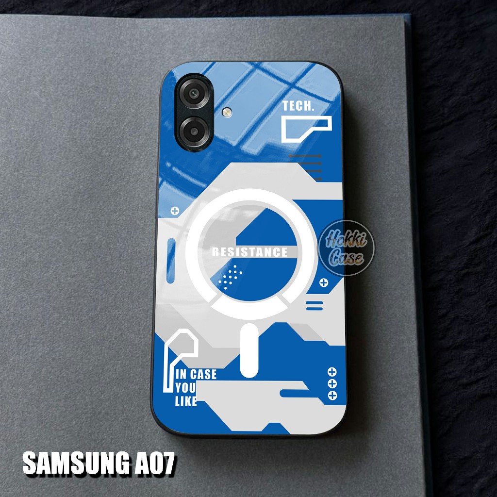เคส HP Samsung A07 - เคส Samsung A07 Glass SoftCase - เคสโทรศัพท์ Samsung A07 - ซิลิโคนสําหรับ Samsu