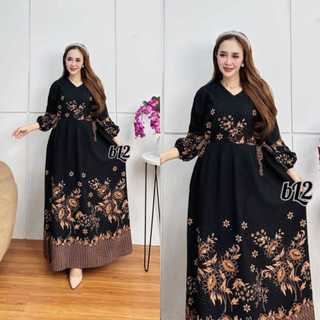 Gamis Chibi Jumbo-Gamis Nyaman Pakai-Gamis Wanita Kekinian Motif Terbaru Rayon Tebal Lengan Karet