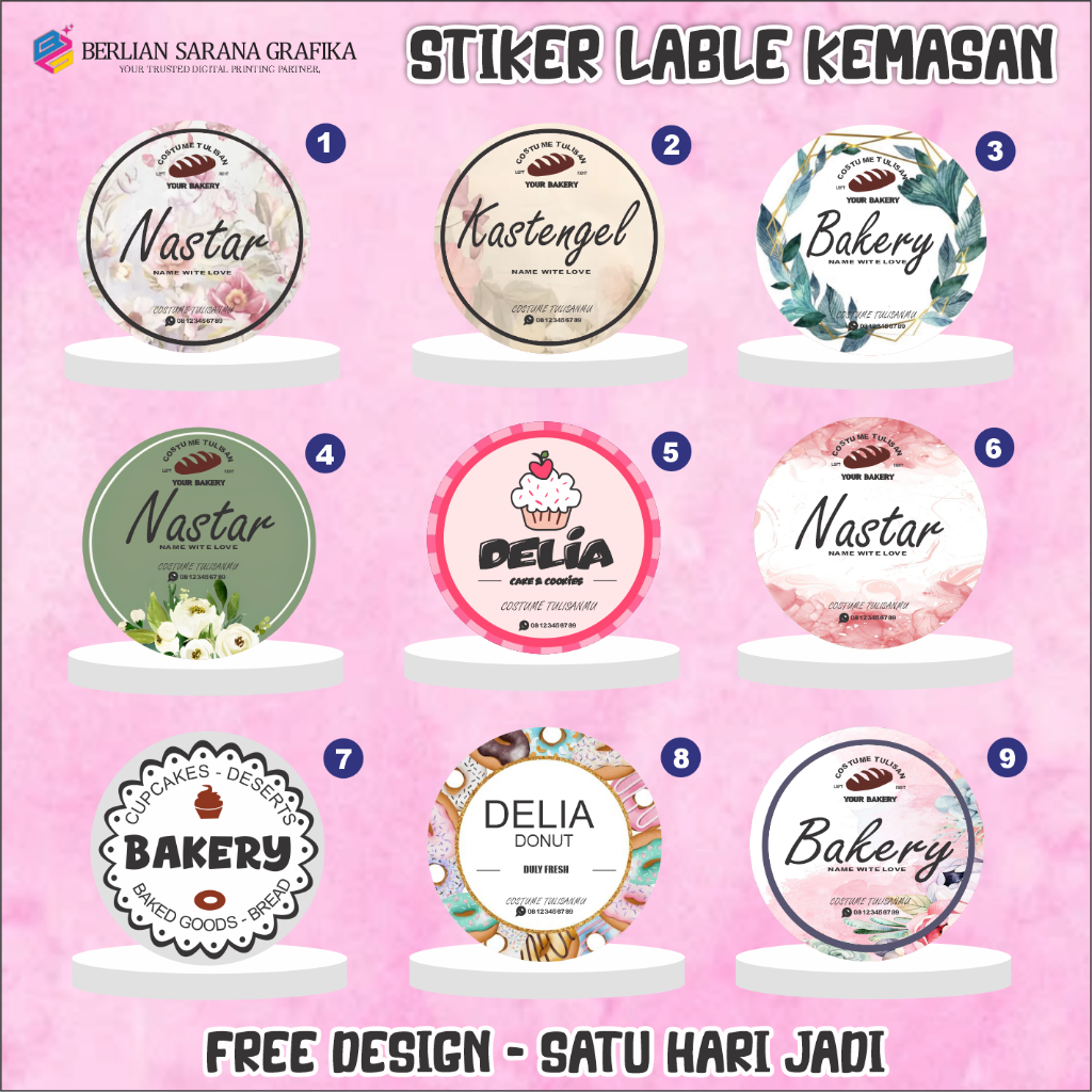 ไวนิลบรรจุภัณฑ์ Lable Sticker / สติ๊กเกอร์ตัด Just Stick A3+ - ออกแบบกระบวนการเร็วฟรี - Diamond Sara