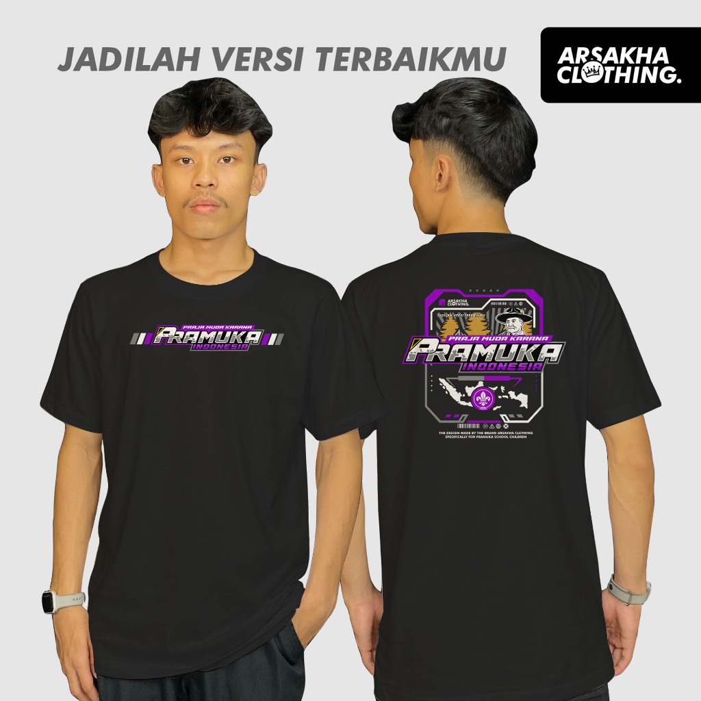 เสื้อยืดทีมสไตล์แข่งลูกเสือชาวอินโดนีเซีย, เสื้อ Karun Combed 30s Distro โดยเสื้อผ้า Arsakha