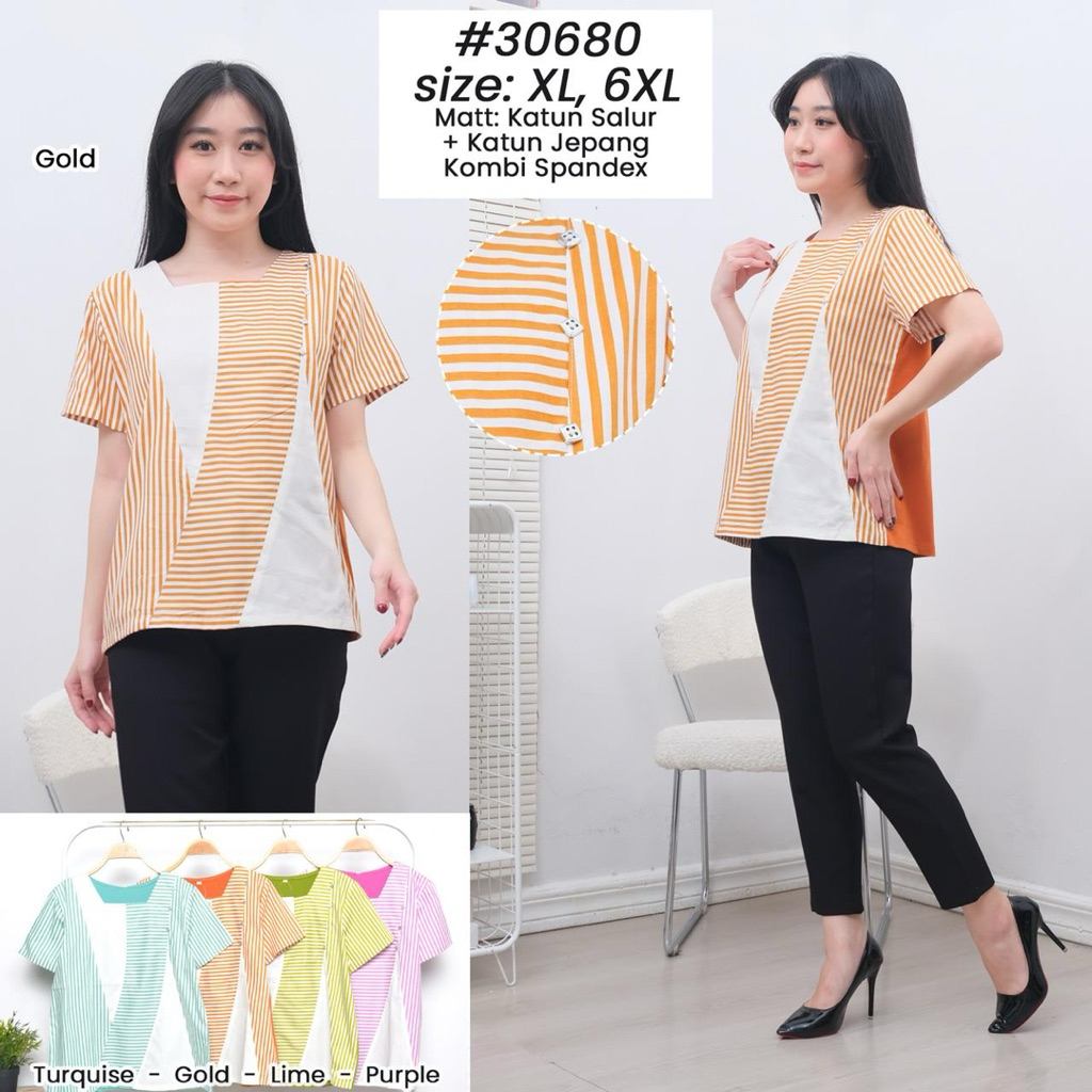 KATUN เสื้อยืด Cotton Combed Spandex ไซส์ XL & 6XL SWF30680