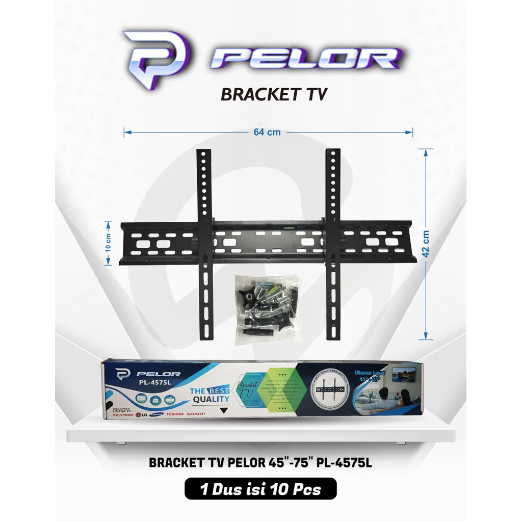 PELOR PL 4575L PL4575L ขายึดทีวี LED LCD 45 นิ้ว - 75 นิ้ว