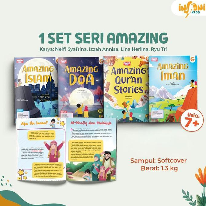 หนังสือเด็ก Amazing Series - Amazing Quran Stories Doa Iman Islam