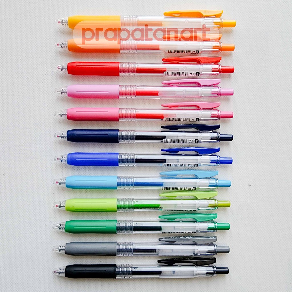 ปากกาเจลสี Zebra SARASA 0.5mm | ปากกาเจล | ปากกา ปากกา