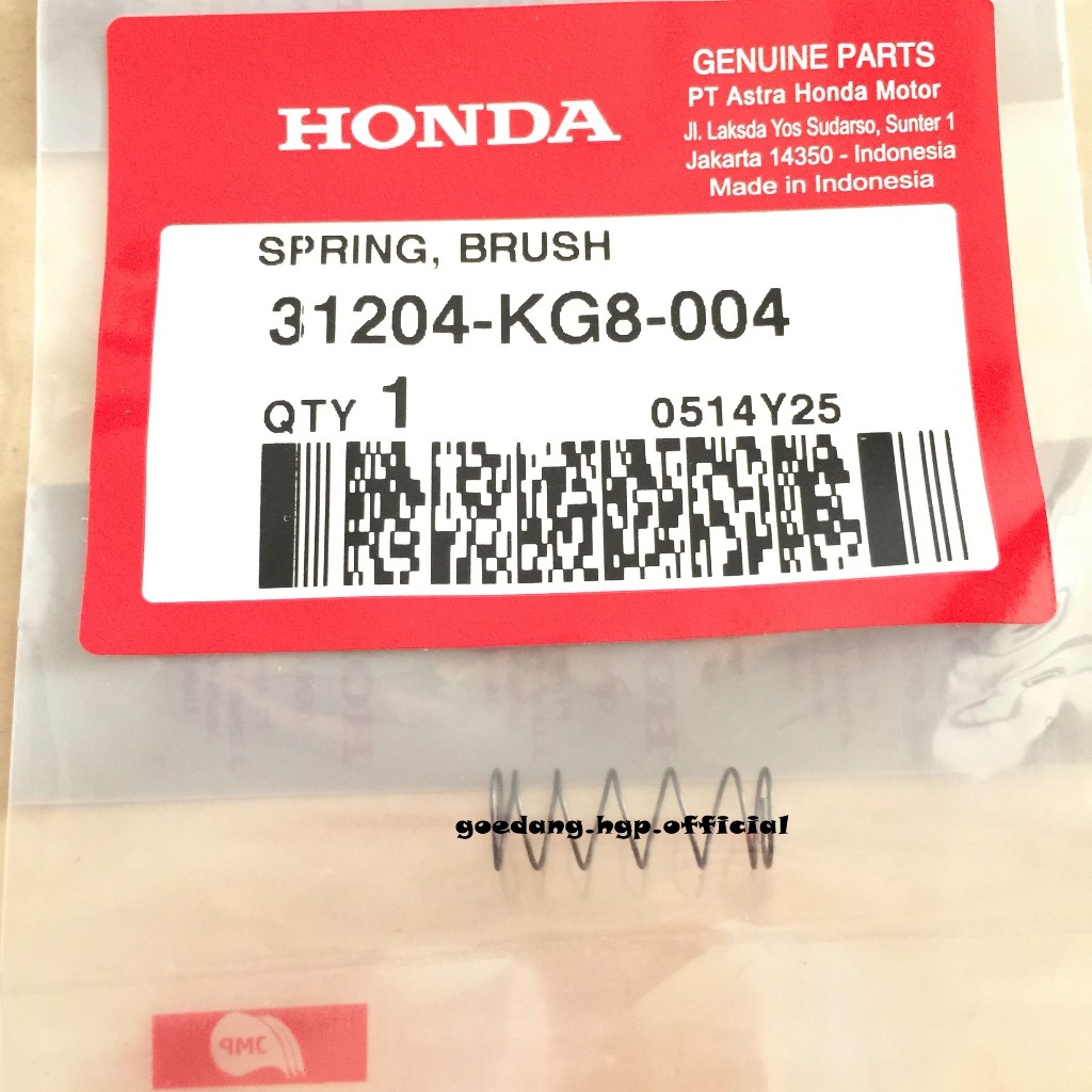 แปรงสปริง Per Areng Starter ORIGINAL AHM 31204KG8004