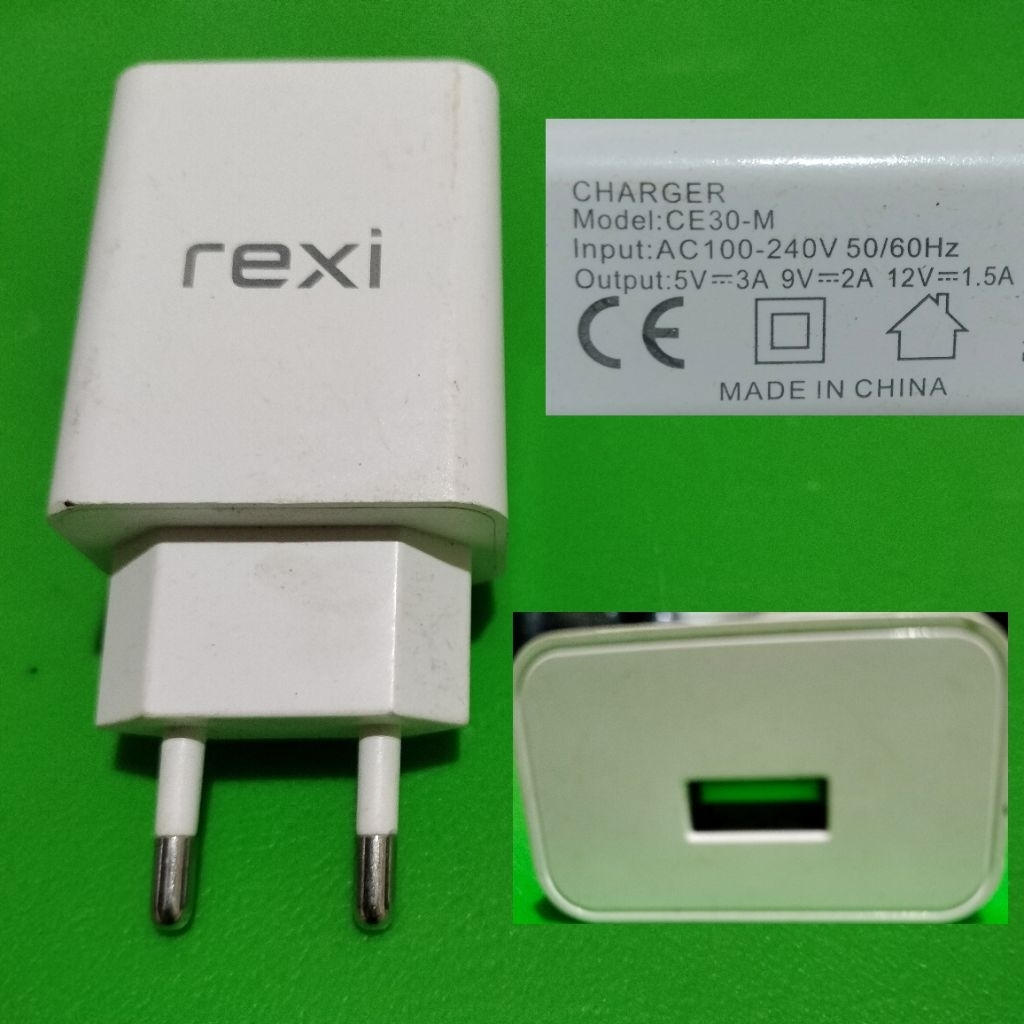 เครื่องชาร์จ Rexi CH6012.4A Rapa CE30-M 3A Minimo CGB01 1.5A