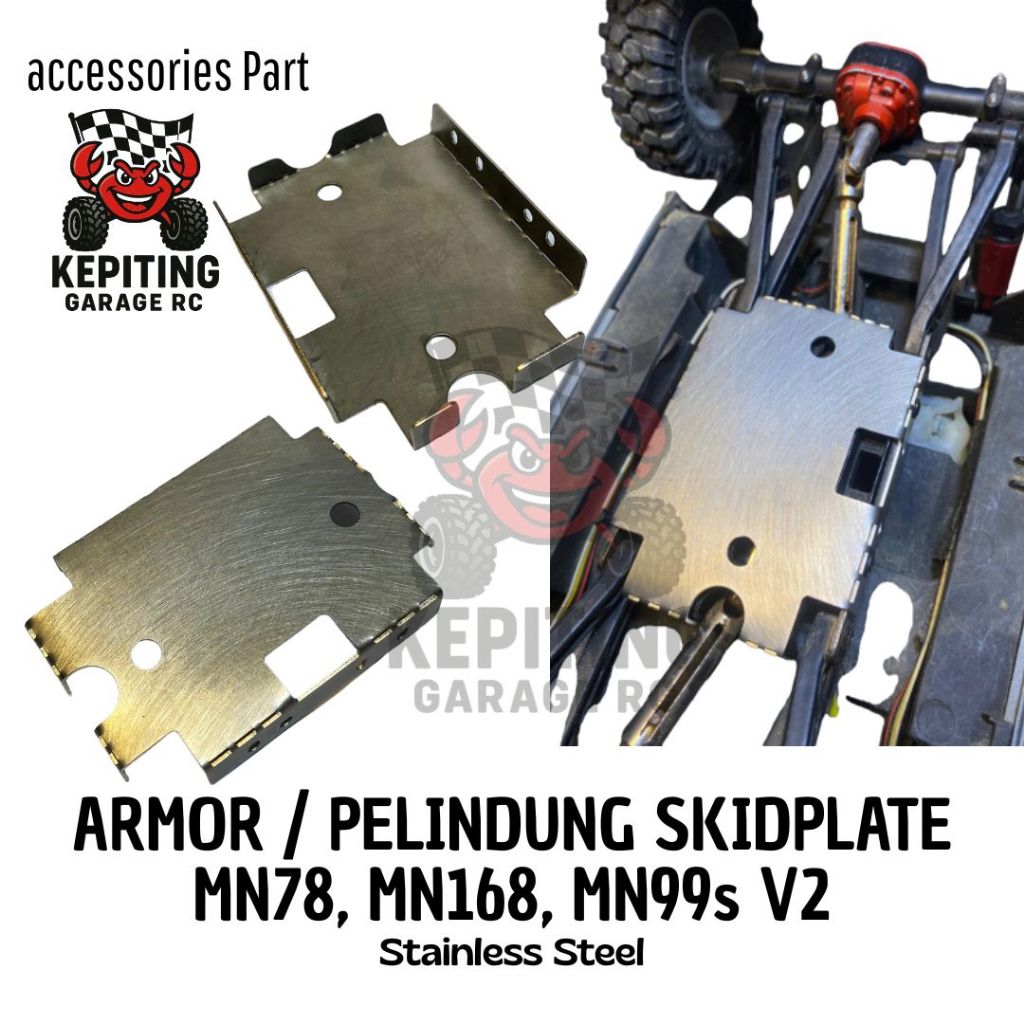 เกราะ / SILLPLATE PROTECTOR MN78, MN168, MN99s V2 สแตนเลสเหล็ก