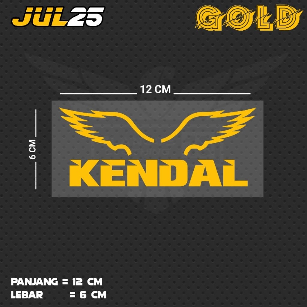 สติ๊กเกอร์ตัด KENDAL / JUL25 JTG
