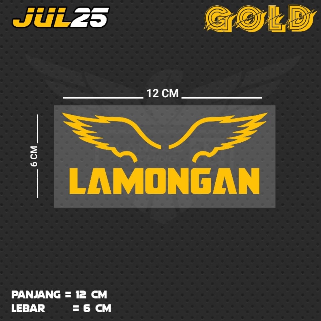LAMONGAN / JUL25 JTR CUTTING STICKER
