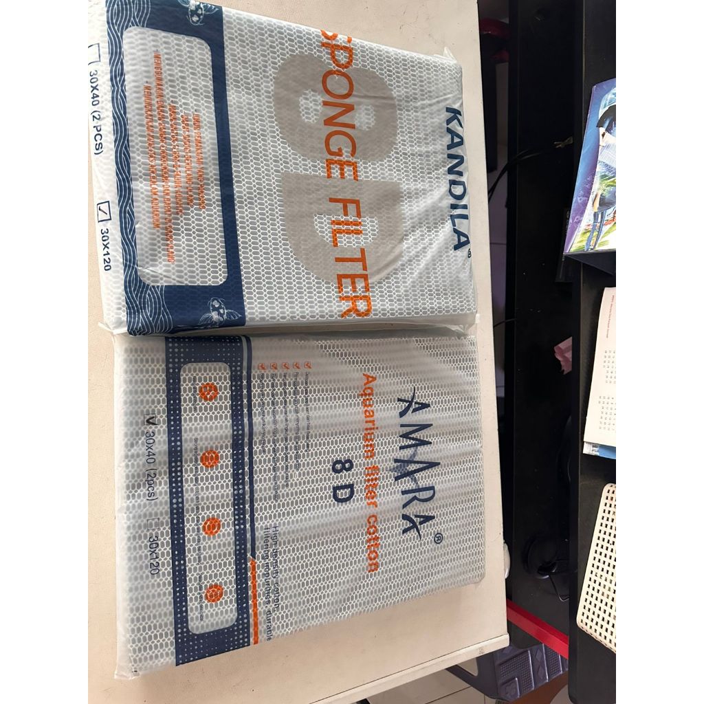 AQUARIUM FILTER FOAM 8D COTTON / 8 ชั้น SUPER PREMIUM AQUARIUM FILTER MEDIA