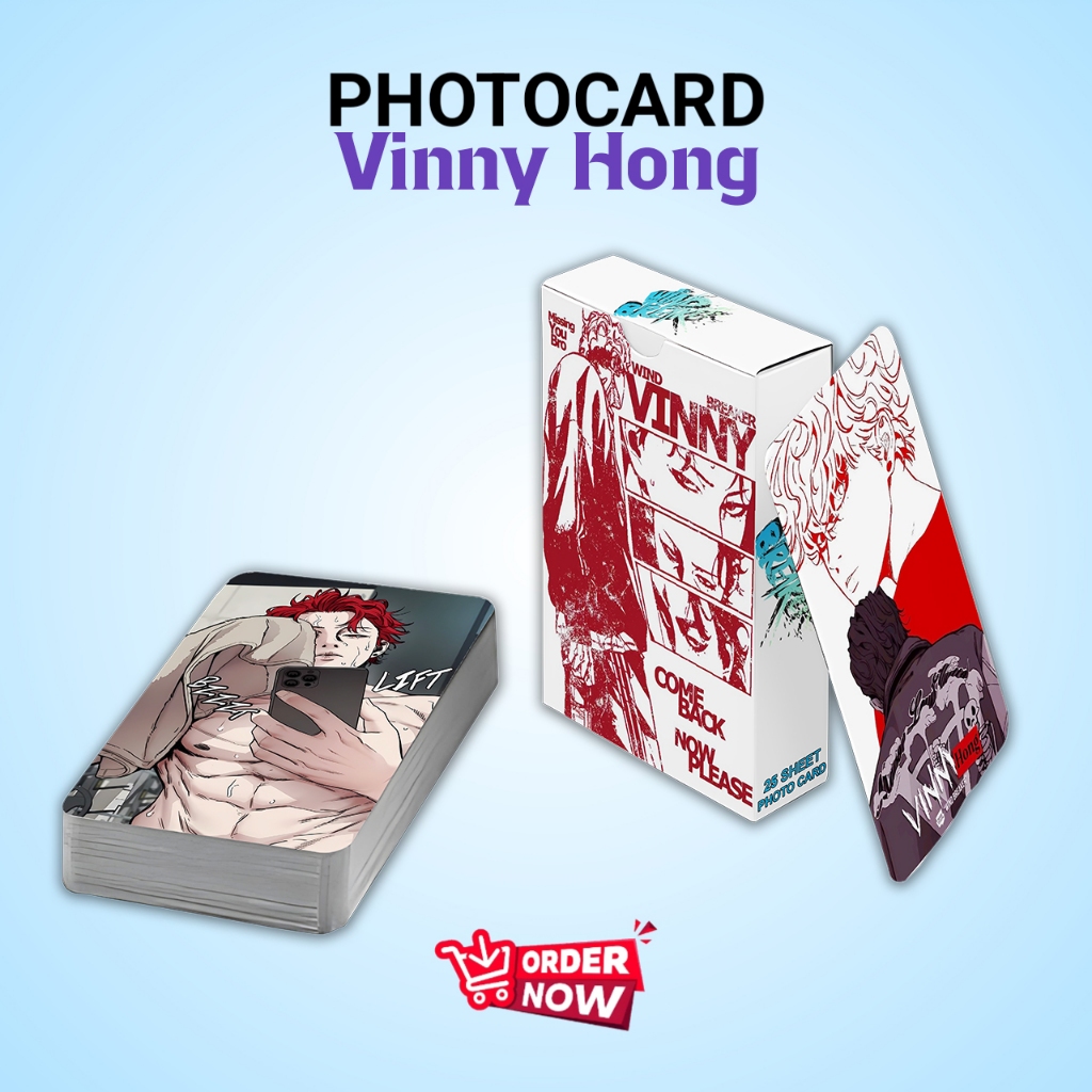 VINNY HONG MANHWA WINDBREAKER PREMIUM PHOTOCARD 1 PACK LIMITED EDITION