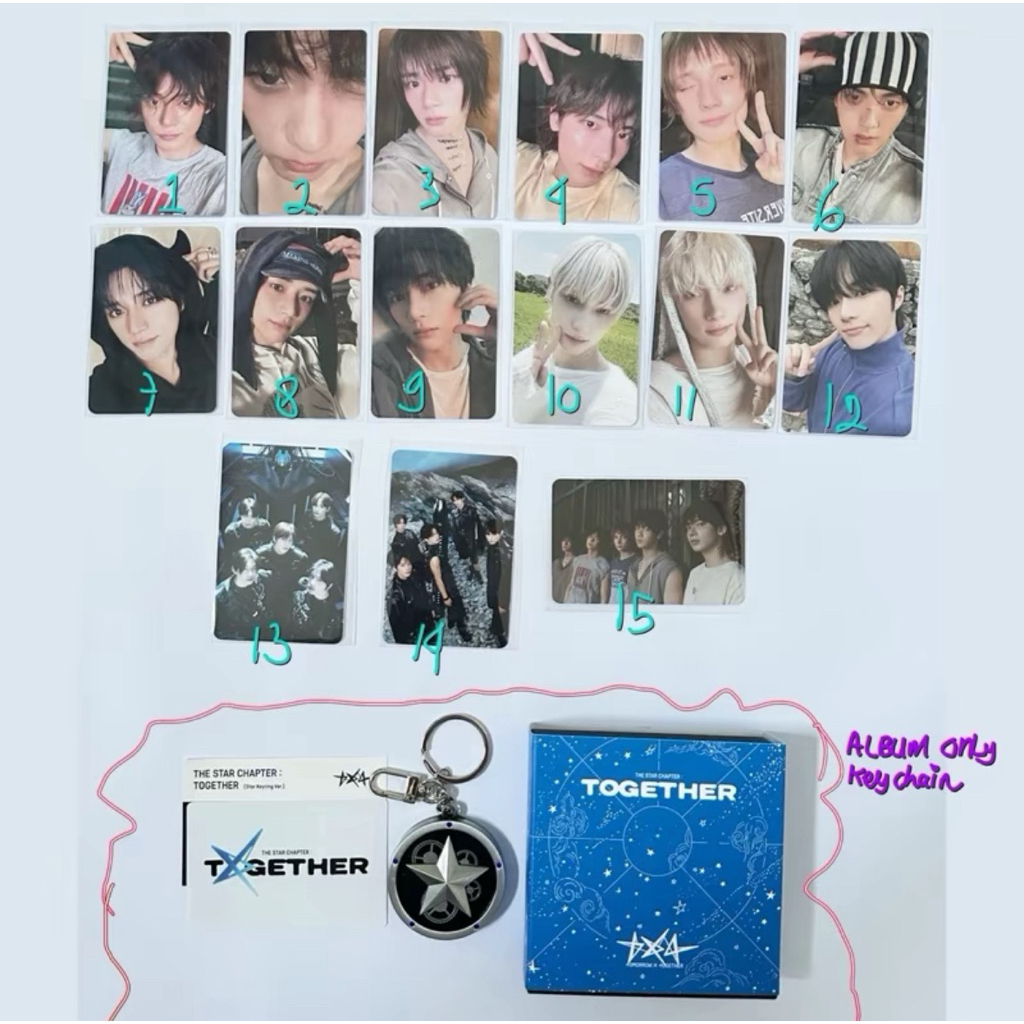 TXT PHOTCARD อย่างเป็นทางการ TOGETHER THE STAR CHAPTER ALBUM