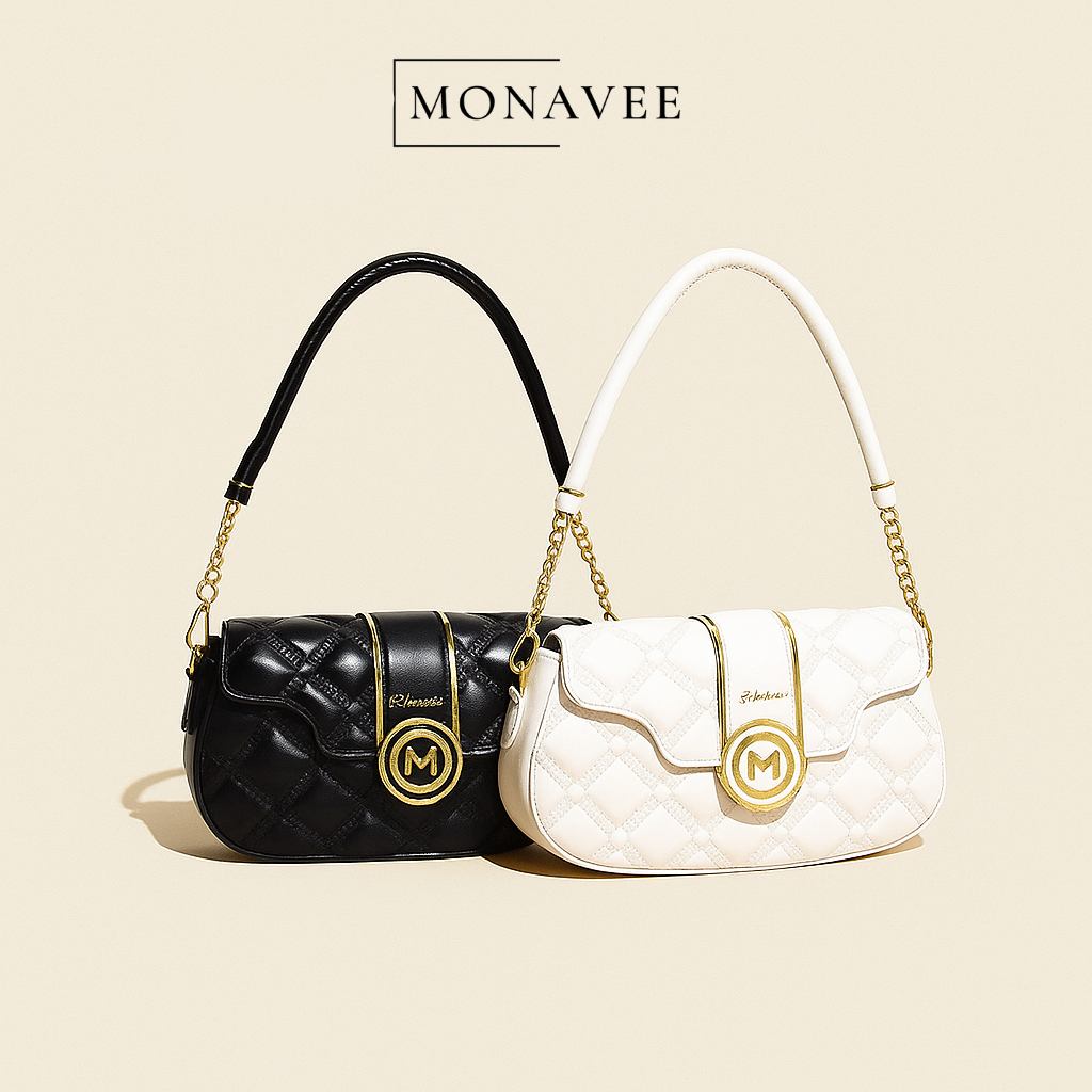 Monavee Verona LK กระเป๋าสะพายแฟชั่นได้รับการรับรอง + ถุงกระดาษนําเข้าพิเศษ
