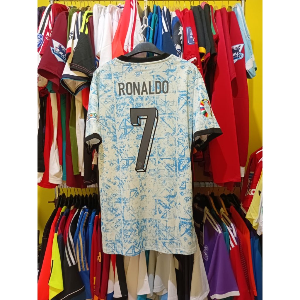 GO Portugal EURO 2024 เสื้อฟุตบอล Away RONALDO 7