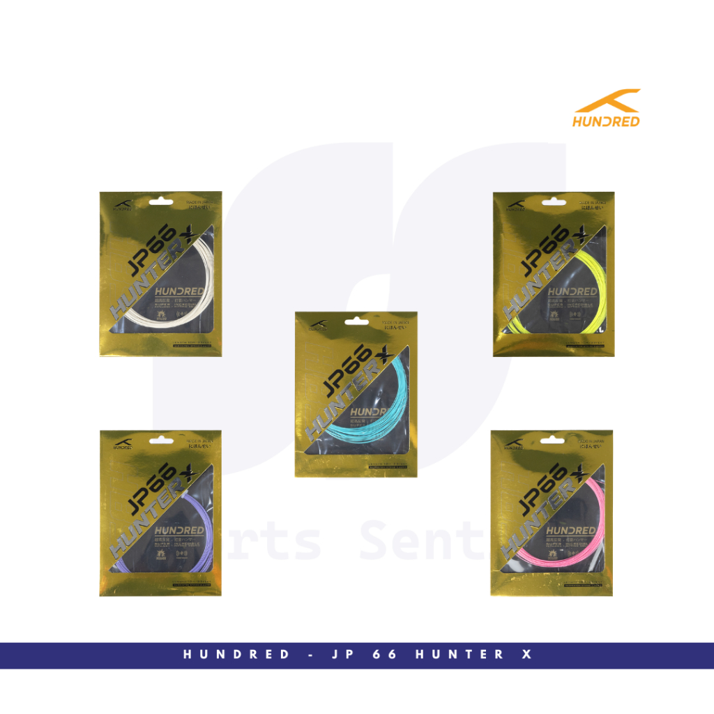 สายไม้แบดมินตันร้อยสาย JP 66 Hunter X HBAA-4M130