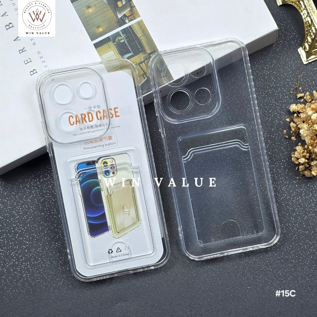 Redmi 15C Clear Card Case Card Slot Case Redmi 15C