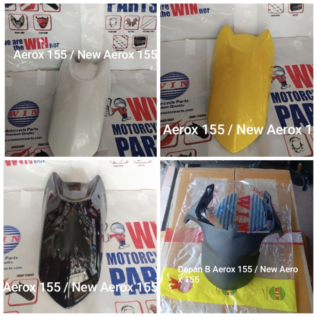 บังโคลนหน้าปีก A & B AEROX 155 / NEW AEROX 155 WIN ยี่ห้อ