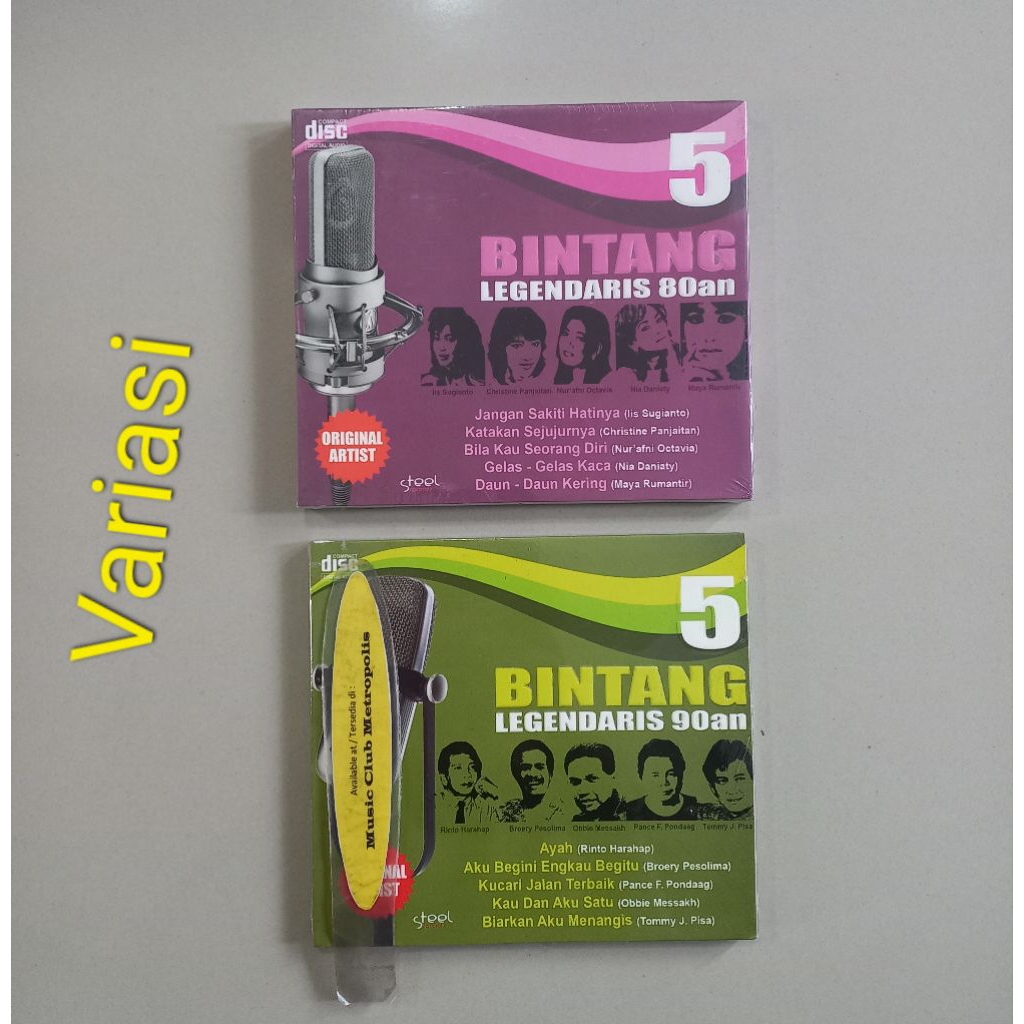 CD VA- 5 LEGENDARY STARS 80AN ชาย/หญิง (NIA DAITATY, NUR AFNI OCTAVIA, MAYA RUMANTIFR, PANCE PANAAG,