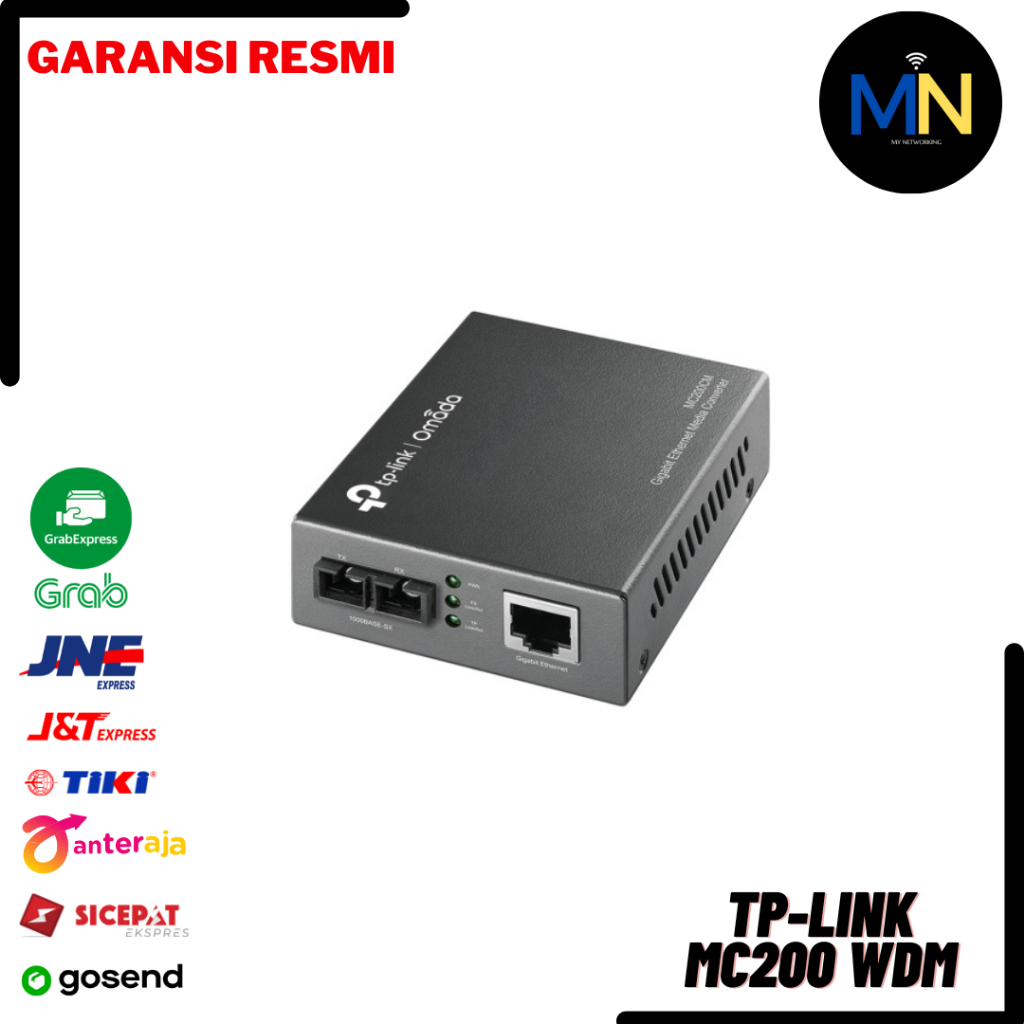 TP-LINK MC200CM Gigabit Ethernet Media Converter ตัวแปลงไฟเบอร์ออปติก