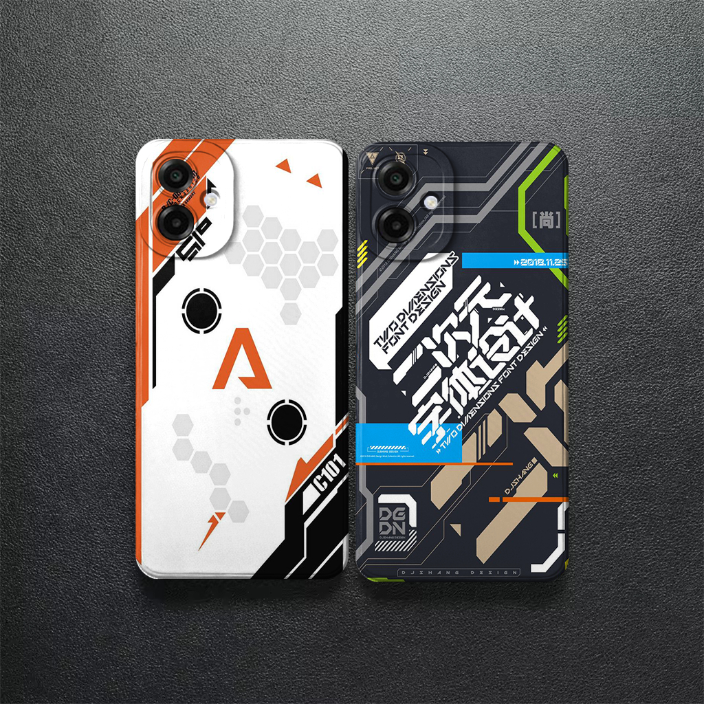 Samsung A07 A17 A06 5g A06 4g A05 A15 A26 A36 A56 A14 A24 A34 A54 A55 A25 - เคส - R0bot - Cool Motif