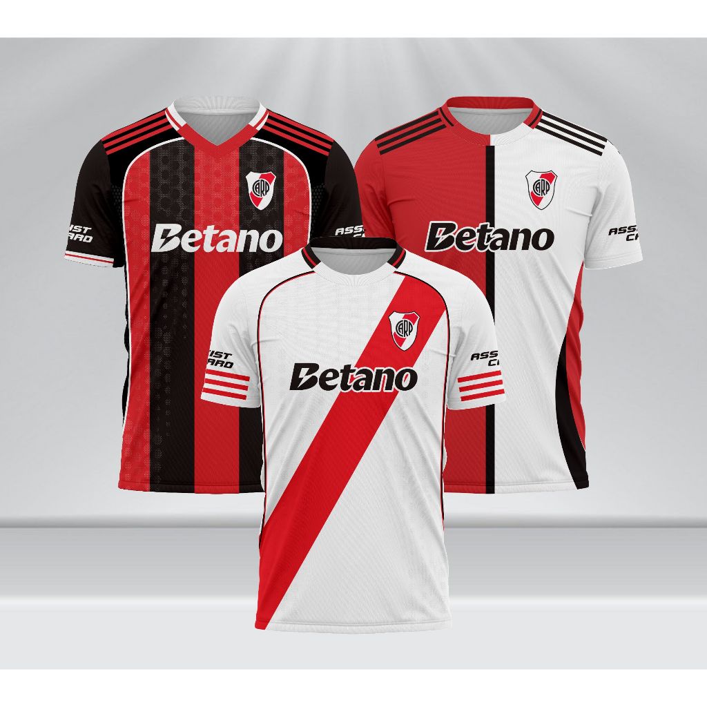 River Plate Home Away Third Jersey 2025 2026 พิมพ์เต็ม