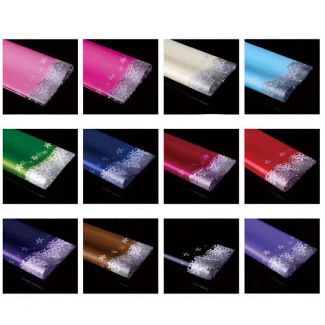 [1 แพ็ค] FLOWER WRAPPING PAPER CELLOPHANE FLOWER BOUQUET PAPER HAND BOUQUET ดอกไม้ Gradient