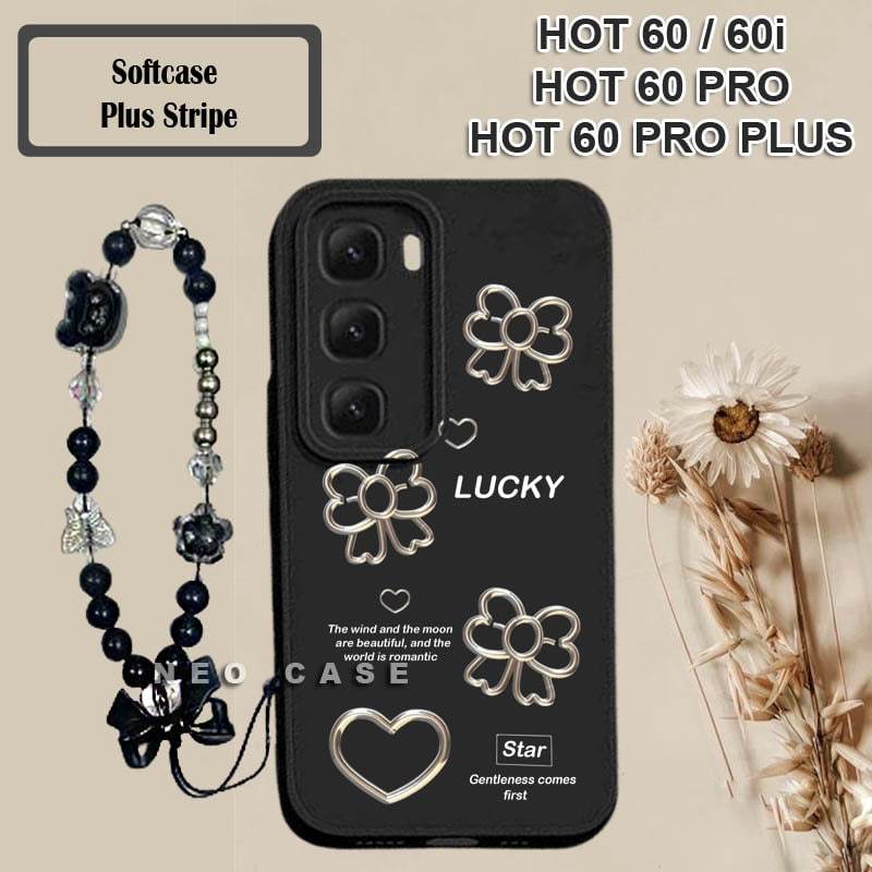 เคสนิ่ม+ลายทางสําหรับ INFINIX HOT 60 PRO PLUS 60i 60 - GM20