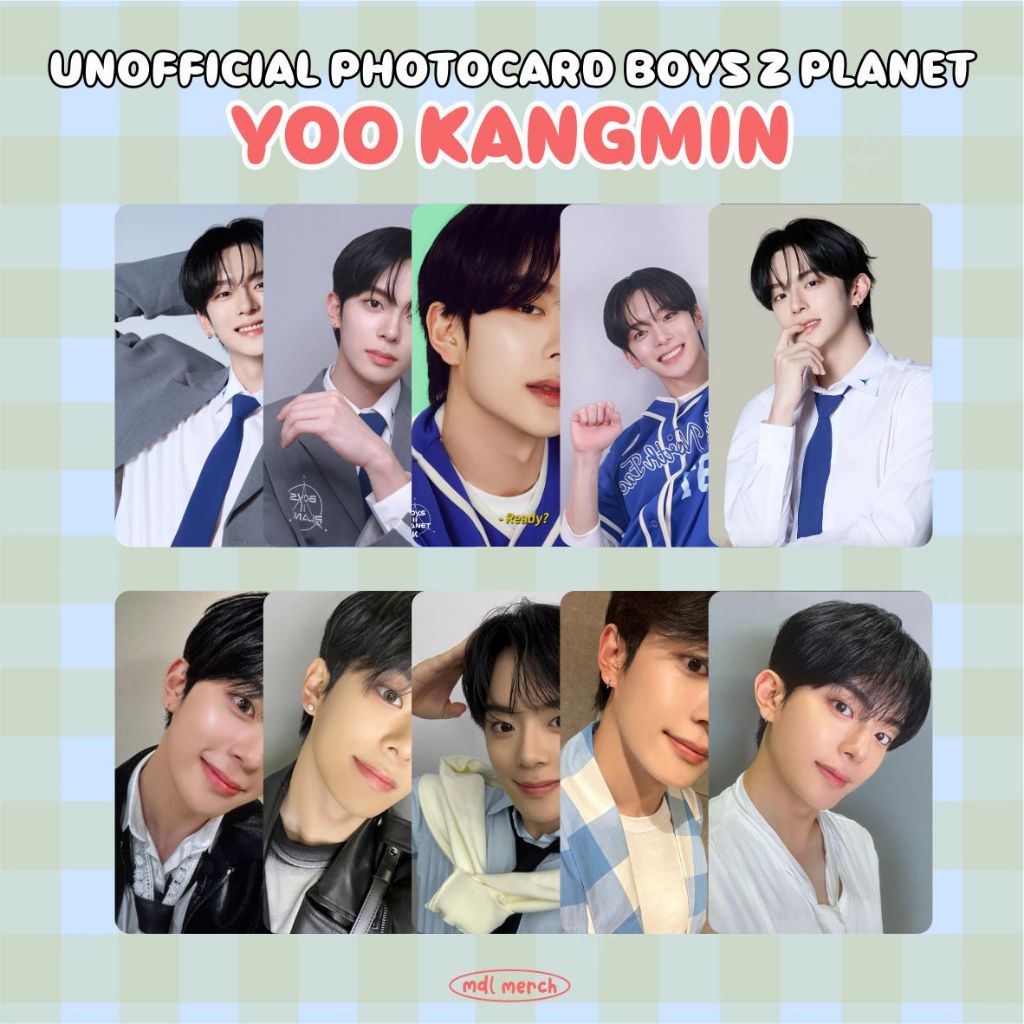 YOO KANGMIN BOYS 2 PLANET / BOYS II PLANET / BOYS PLANET 2 / VERY VERY PHOTOCARD UNOFFICIAL