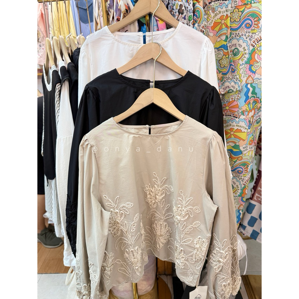 Bk2-007 // Bk2-008 // Bk2-009 // BK498 CANOT เสื้อ EMBROIDERED