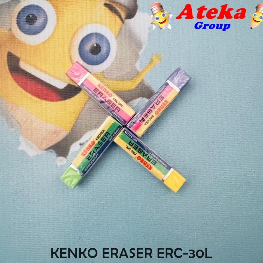 [ชิ้น] KENKO ERASER ERC-30L ERB-30L ERC-20PQ COLOR ERASER