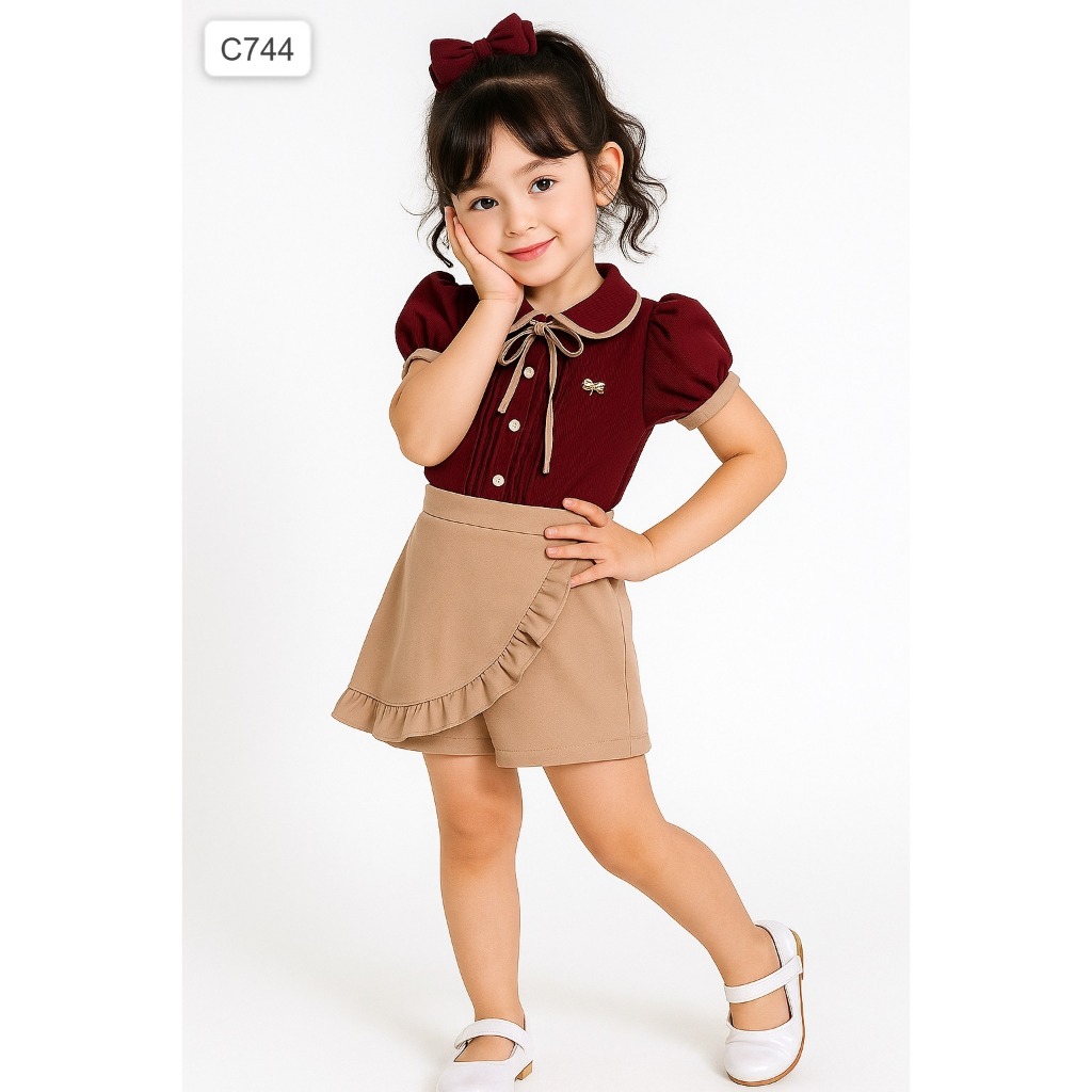 D4 Zaraa ชุดกระโปรงเด็กผู้หญิง C744