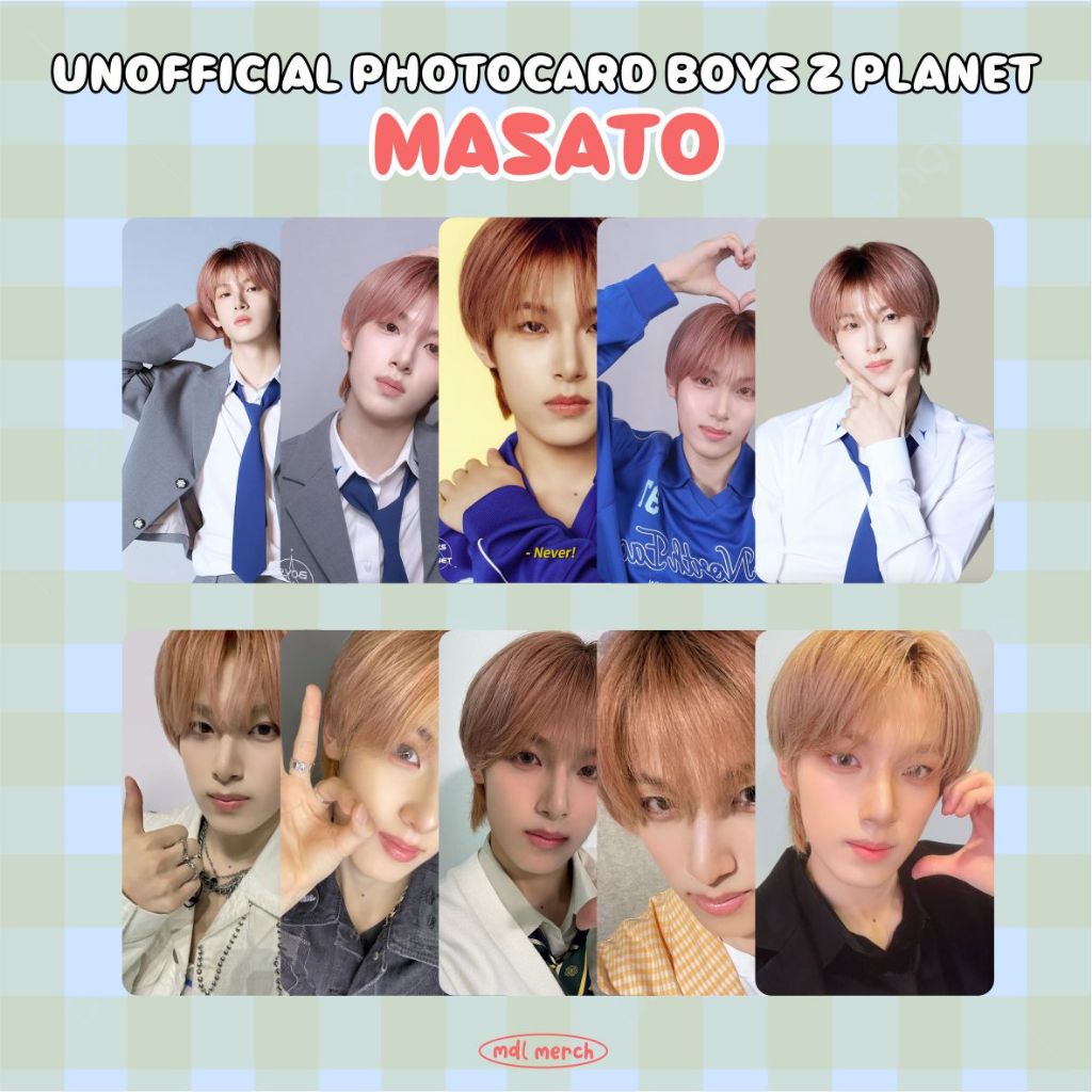 MASATO BOYS 2 PLANET / BOYS II PLANET / BOYS PLANET 2 / PHOTOCARD UNOFFICIAL