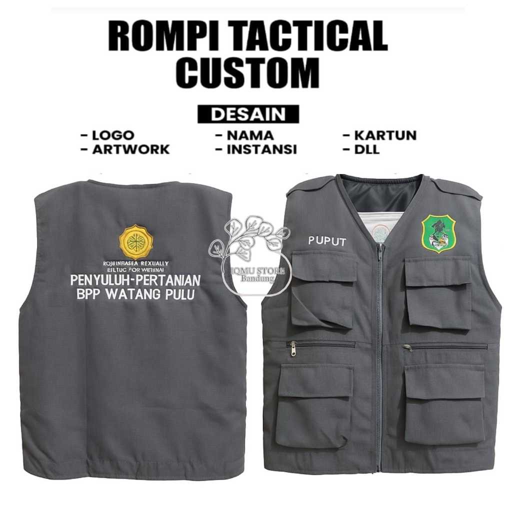 COSTUME BORDER VEST / TACTICAL VEST / OUTDOOR VEST / TACTICAL VEST