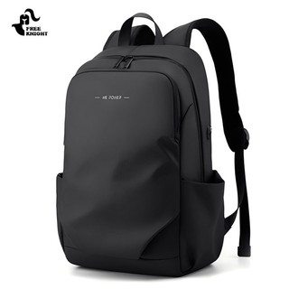 Freeknight Tas Ransel Laptop Kasual Pria Tas Punggung Trendy Tas Ransel Sekolah Earphone Hole Tas Pria Fashion TR713