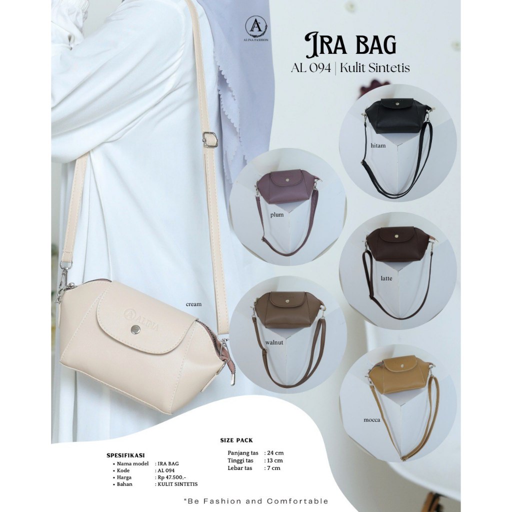 ใหม่ล่าสุด SLING BAG IRA BAG BY ALINA